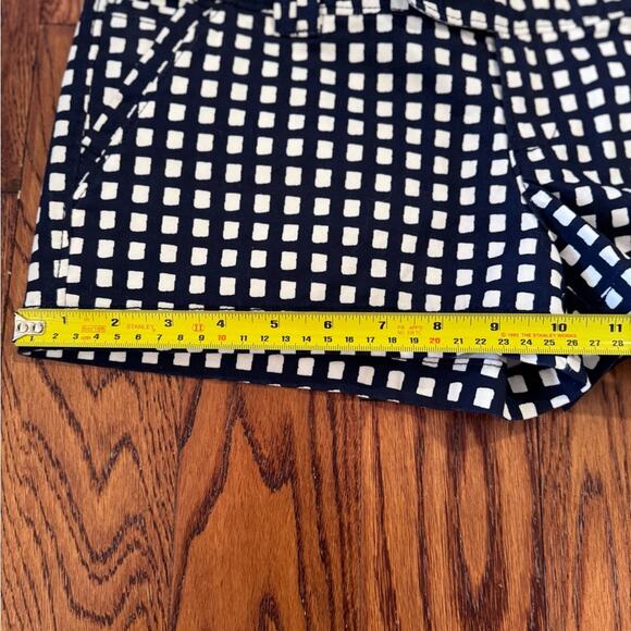 NWT New Red Camel Juniors 5 Navy White Geometric Shorts Double Button Closure - Picture 9 of 11